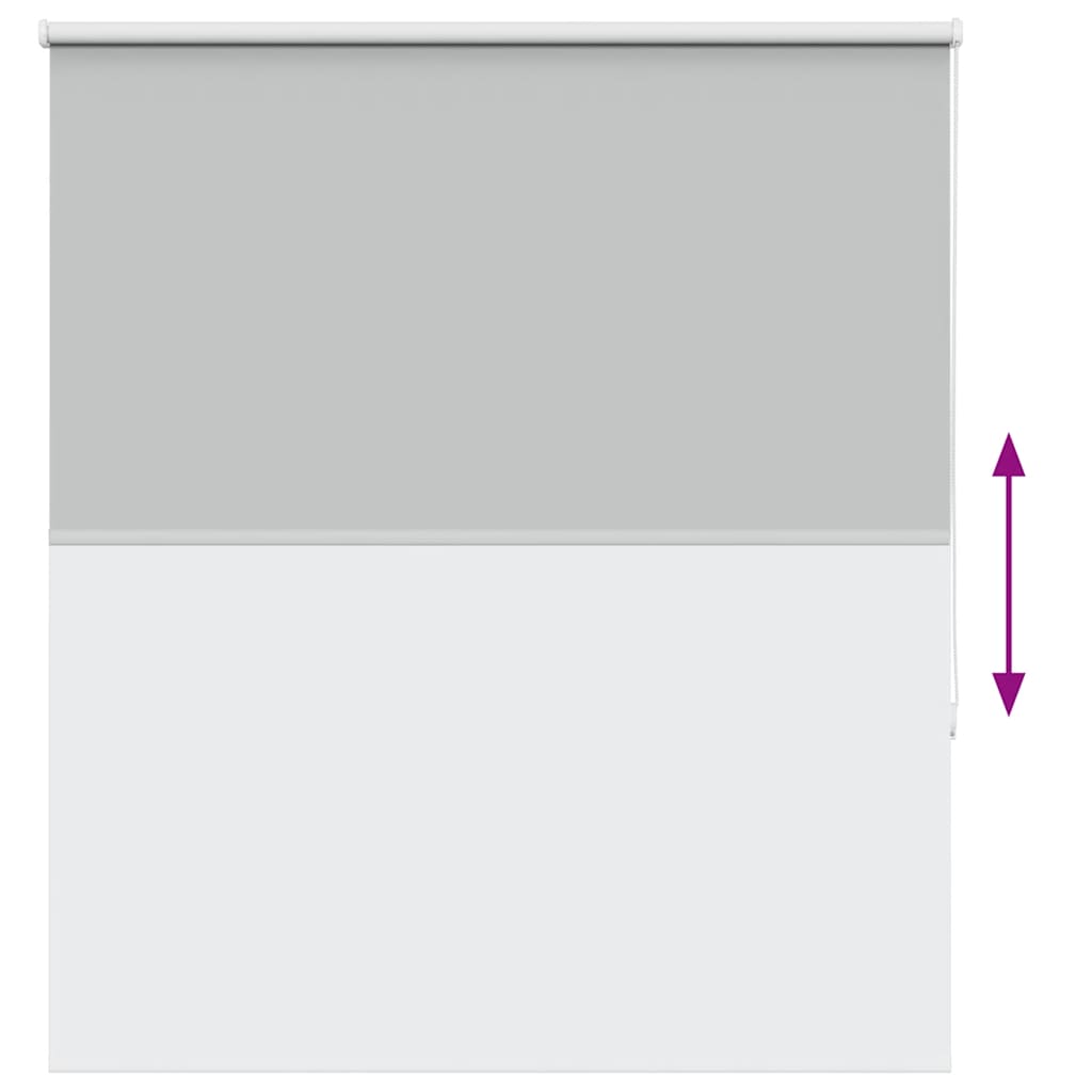 Blackout Roller Blind Light Grey 135x150cm Fabric Width 131.6cm