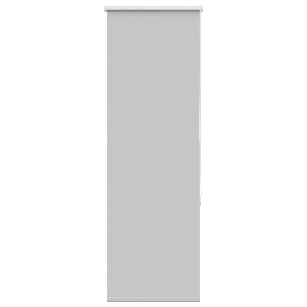 Blackout Roller Blind Light Grey 40x175 cm Fabric width 35.7 cm