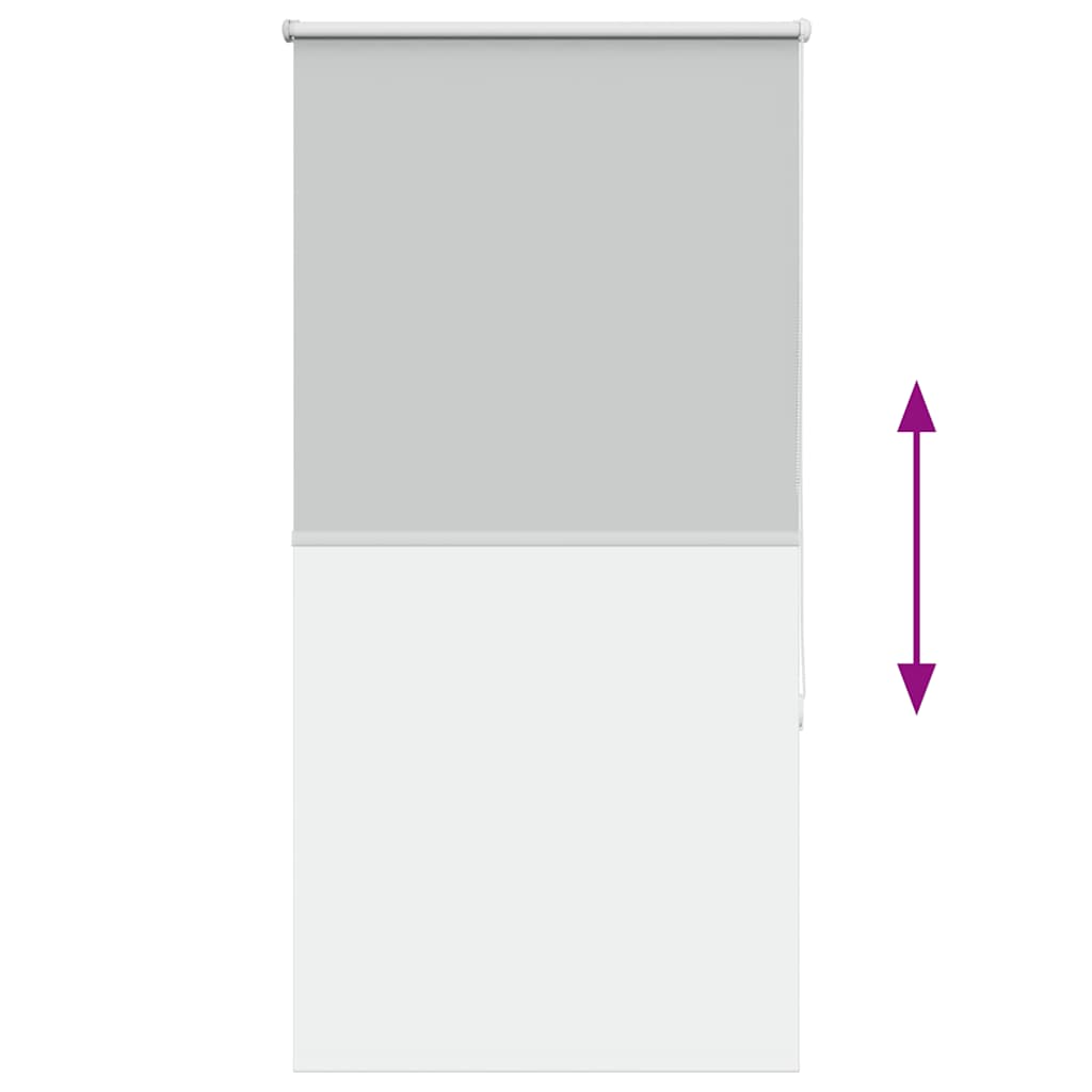 Store occultant gris clair 75x175 cm Largeur du tissu 70,7 cm