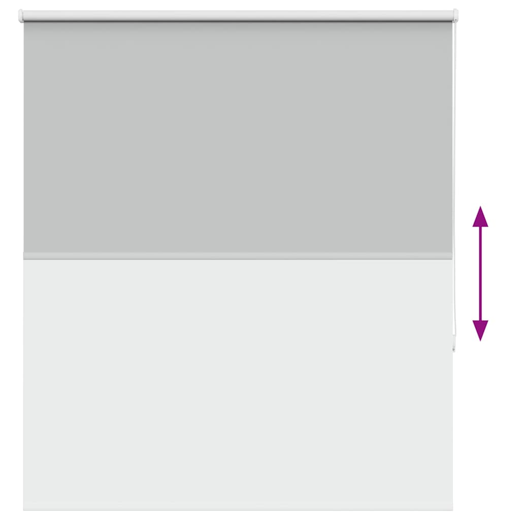 Blackout Roller Blind Light Grey 135x175cm Fabric Width 131.6cm