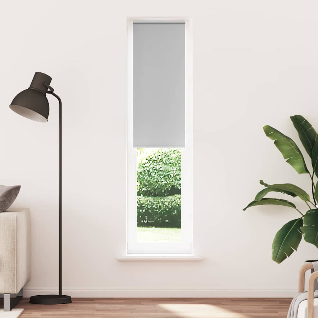 Store occultant gris clair 40x210 cm Largeur du tissu 35,7 cm