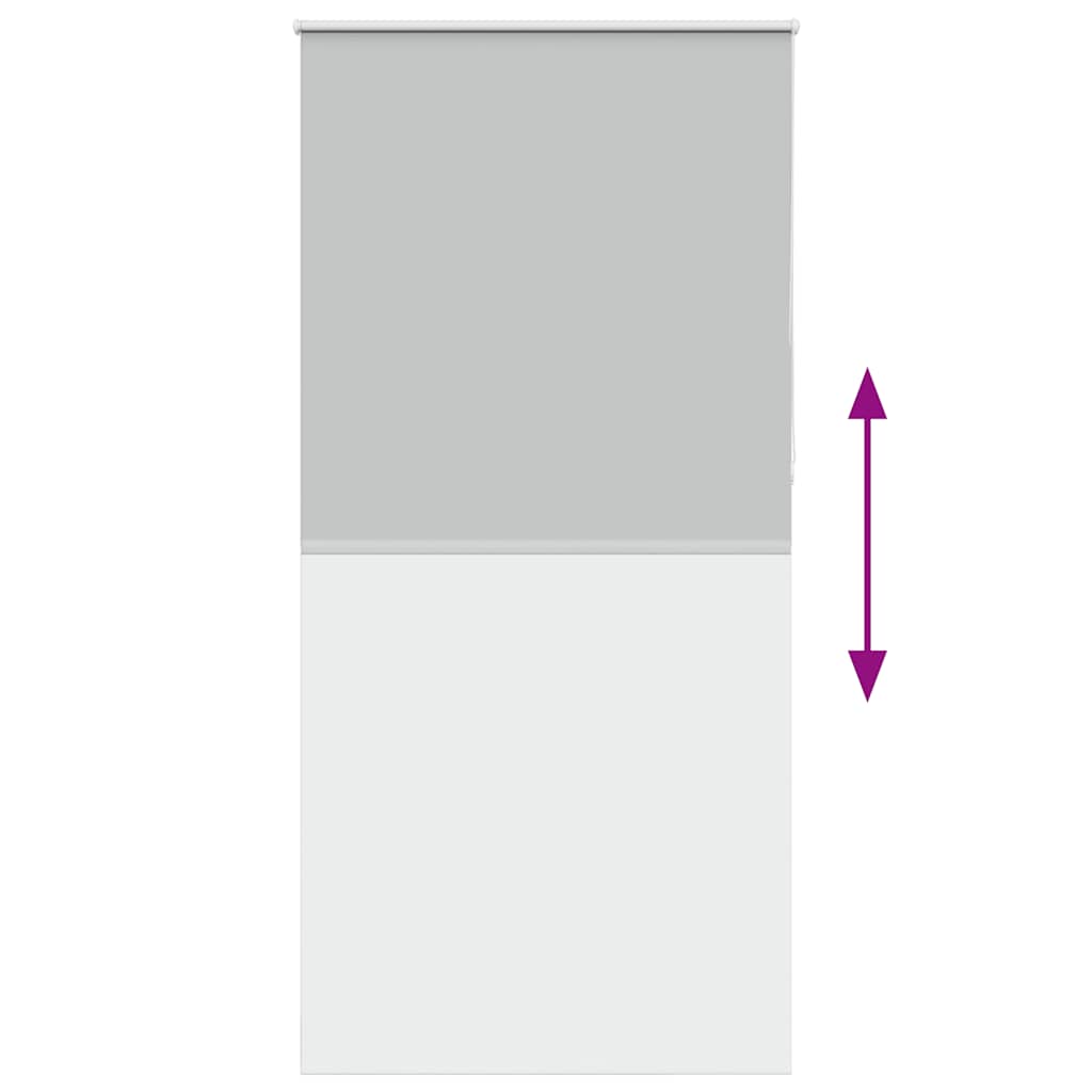Blackout Blind Light Grey 90x210 cm Fabric Width 85.7 cm