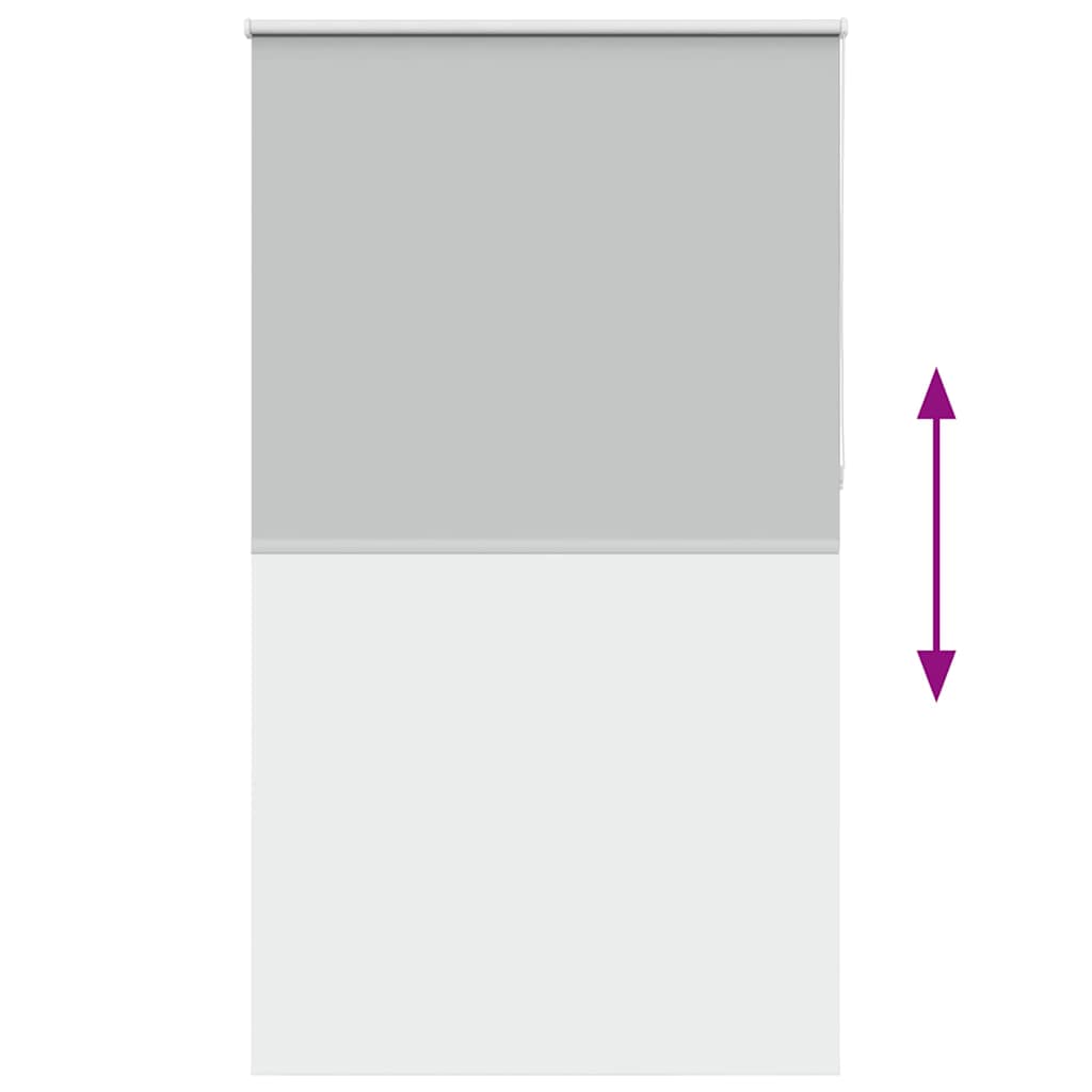 Store occultant gris clair 120x210cm largeur tissu 116,6cm