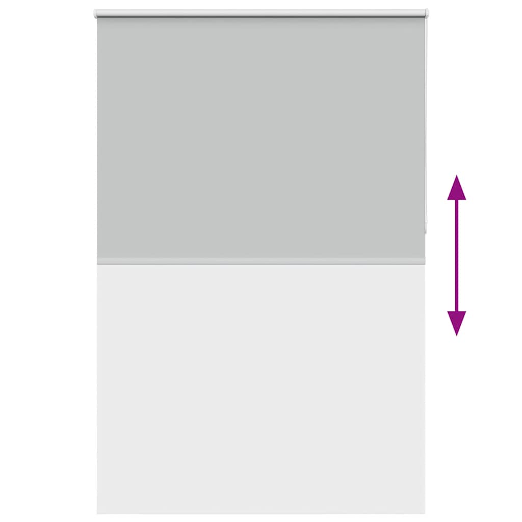 Verdunkelungsrollo Hellgrau 160x210cm Stoffbreite 156,6cm
