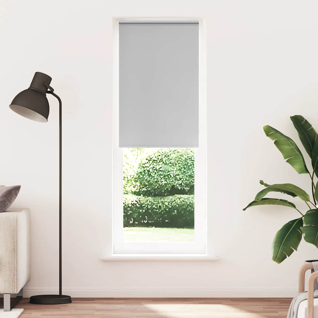 Store occultant gris clair 80x230 cm largeur du tissu 75,7 cm