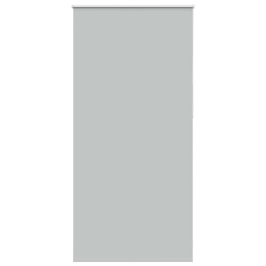 Blackout Roller Blind Light Grey 95x230 cm Fabric Width 90.7 cm