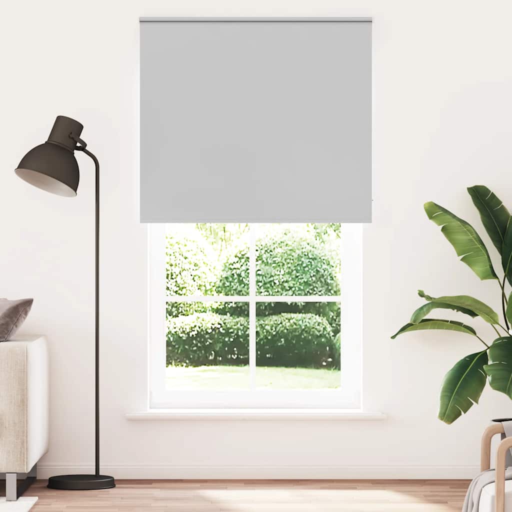 Store occultant gris clair 125x230cm largeur tissu 121,6cm