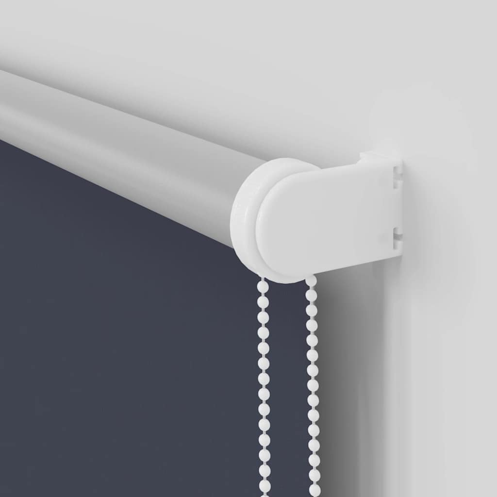 Blackout Roller Blind Navy Blue 130x130 cm Fabric Width 126.6 cm