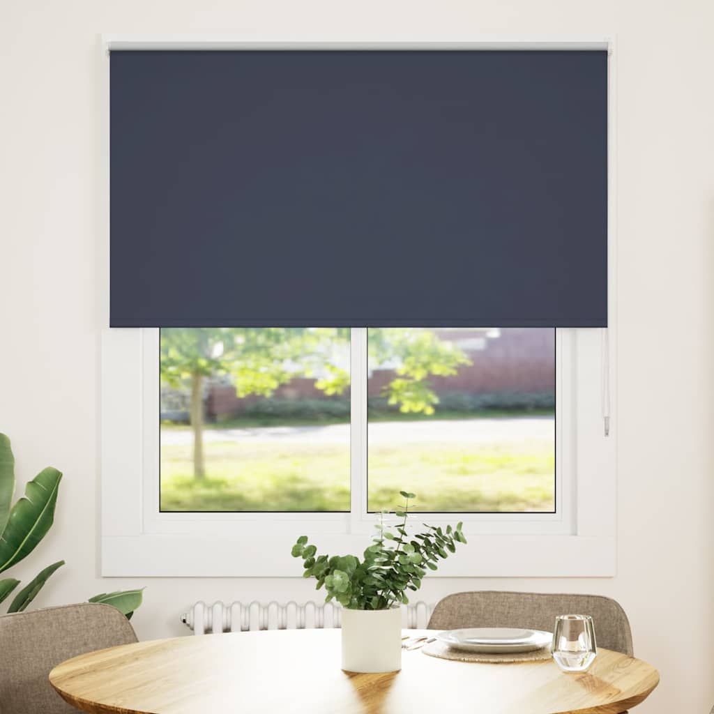 Store occultant bleu marine 140x130 cm Largeur du tissu 136,6 cm