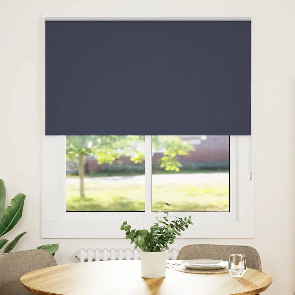 Blackout blind Navy Blue 140x175 cm fabric width 136.6 cm