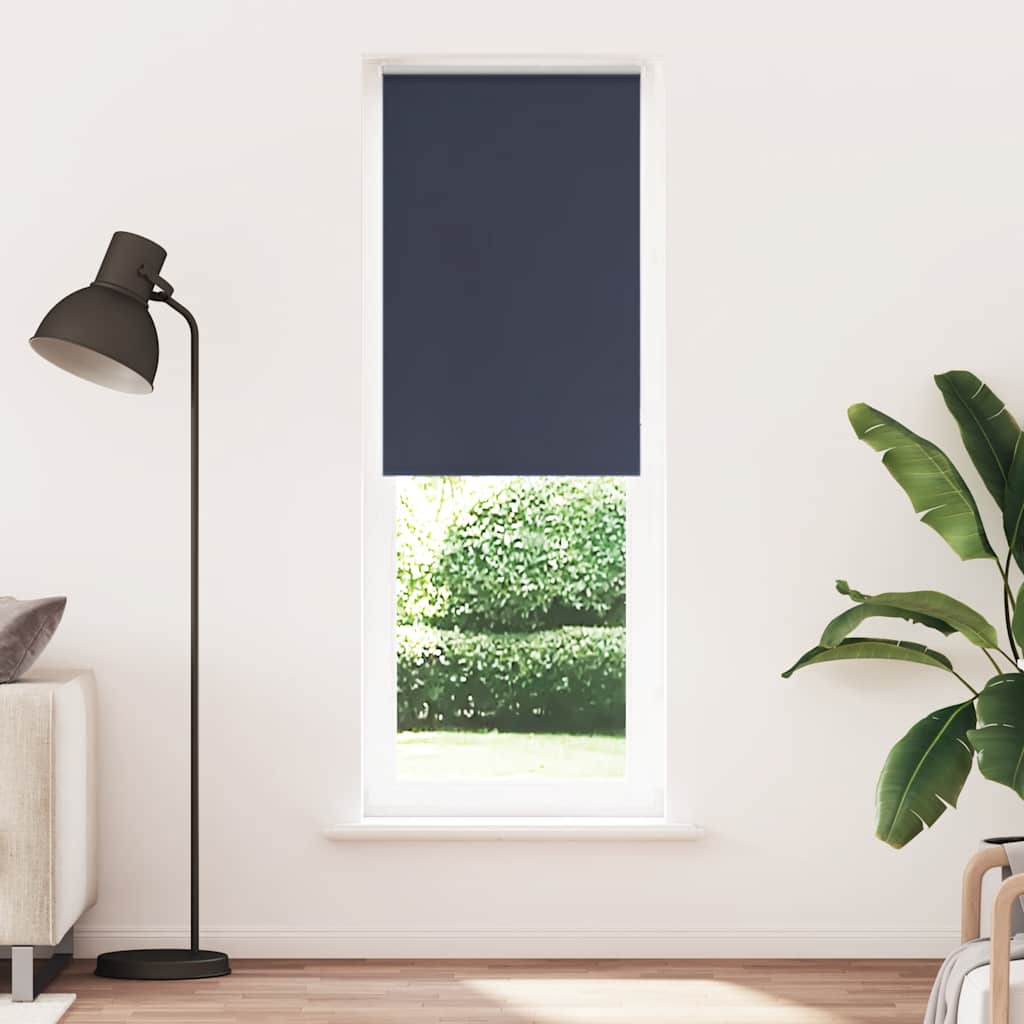 Store occultant bleu marine 70x210cm largeur du tissu 65,7 cm