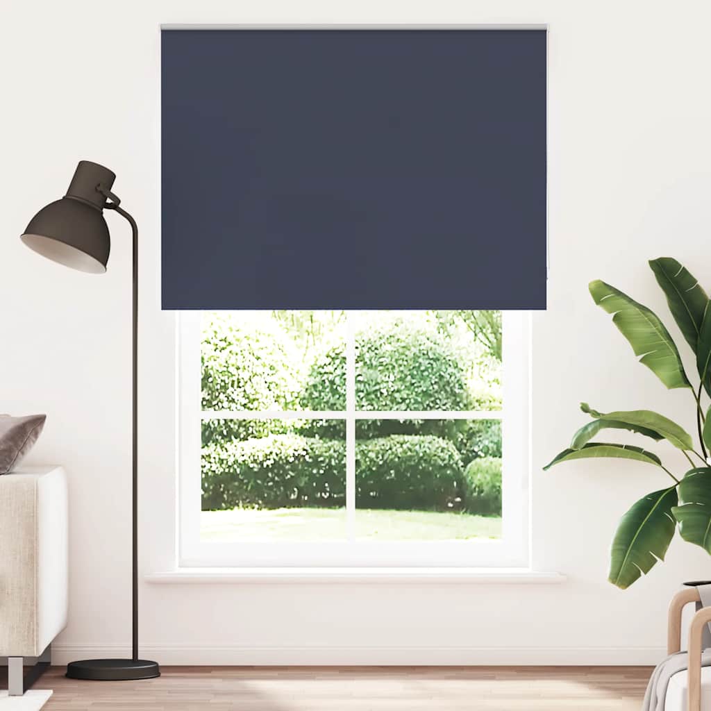 Blackout Roller Blind Navy Blue 165x210 cm Fabric width 161.6 cm