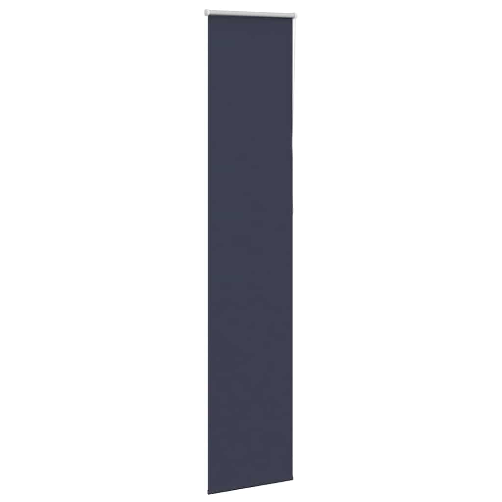 Store occultant bleu marine 55x230cm largeur tissu 50,7 cm