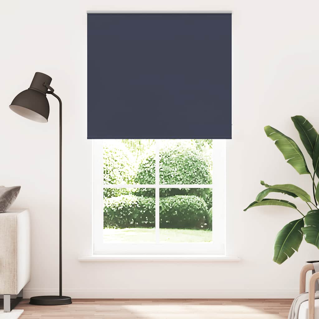 Verdunkelungsrollo Marineblau 120x230 cm Stoffbreite 116,6 cm