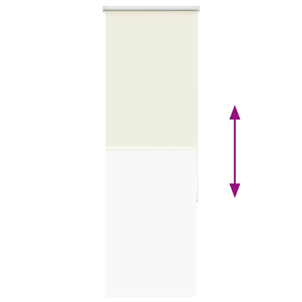 Store occultant blanc cassé 40x130cm Largeur de tissu 35,7 cm