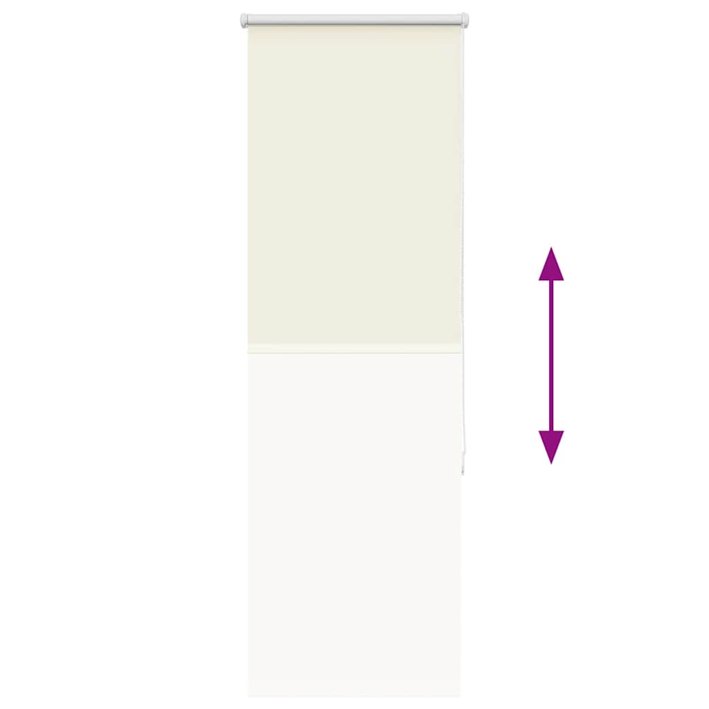 Store occultant Crème 50x130cm Largeur du tissu 45,7 cm