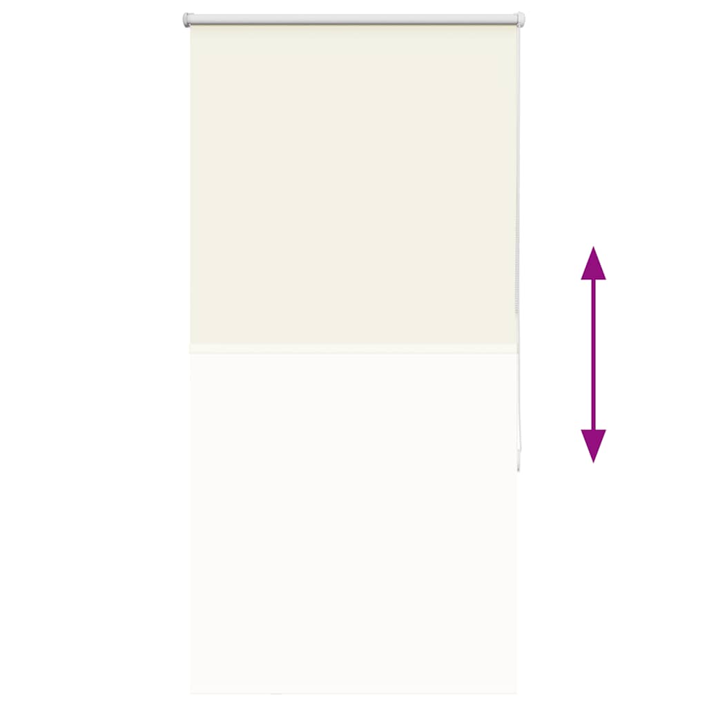 Store occultant blanc cassé 75x130cm Largeur du tissu 70,7 cm
