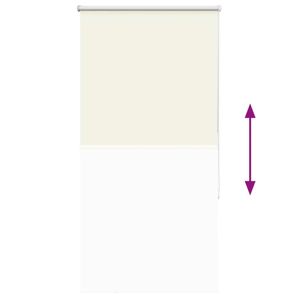 Store occultant blanc crème 80x130cm Largeur du tissu 75,7 cm