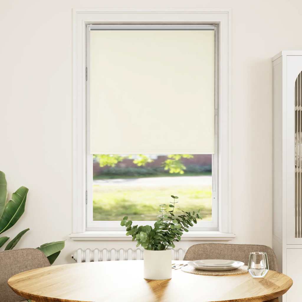 Store occultant blanc crème 80x130cm Largeur du tissu 75,7 cm