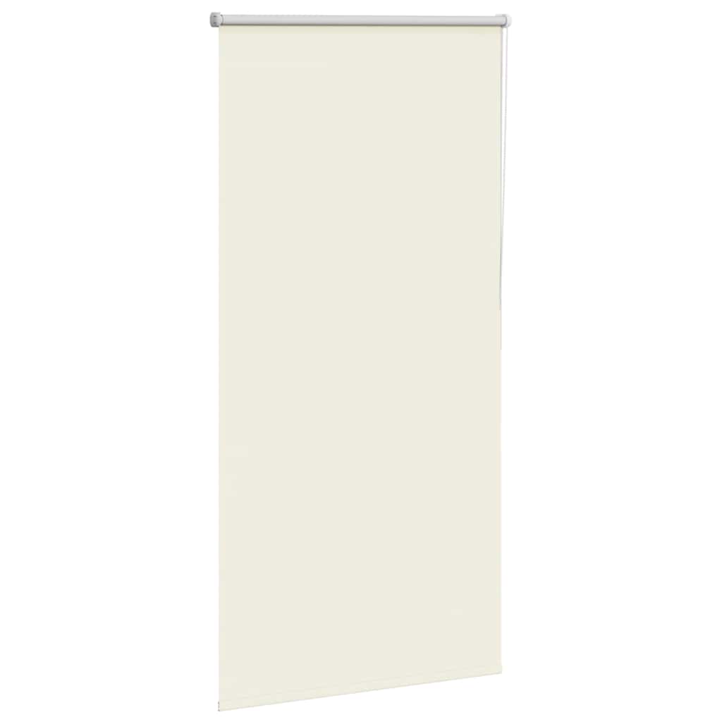 Blackout Roller Blind Cream White 85x130cm Fabric width 80.7 cm