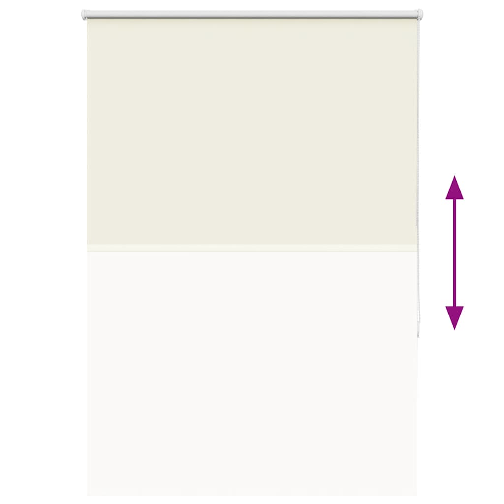 Store occultant blanc cassé 95x130cm Largeur du tissu 90,7 cm