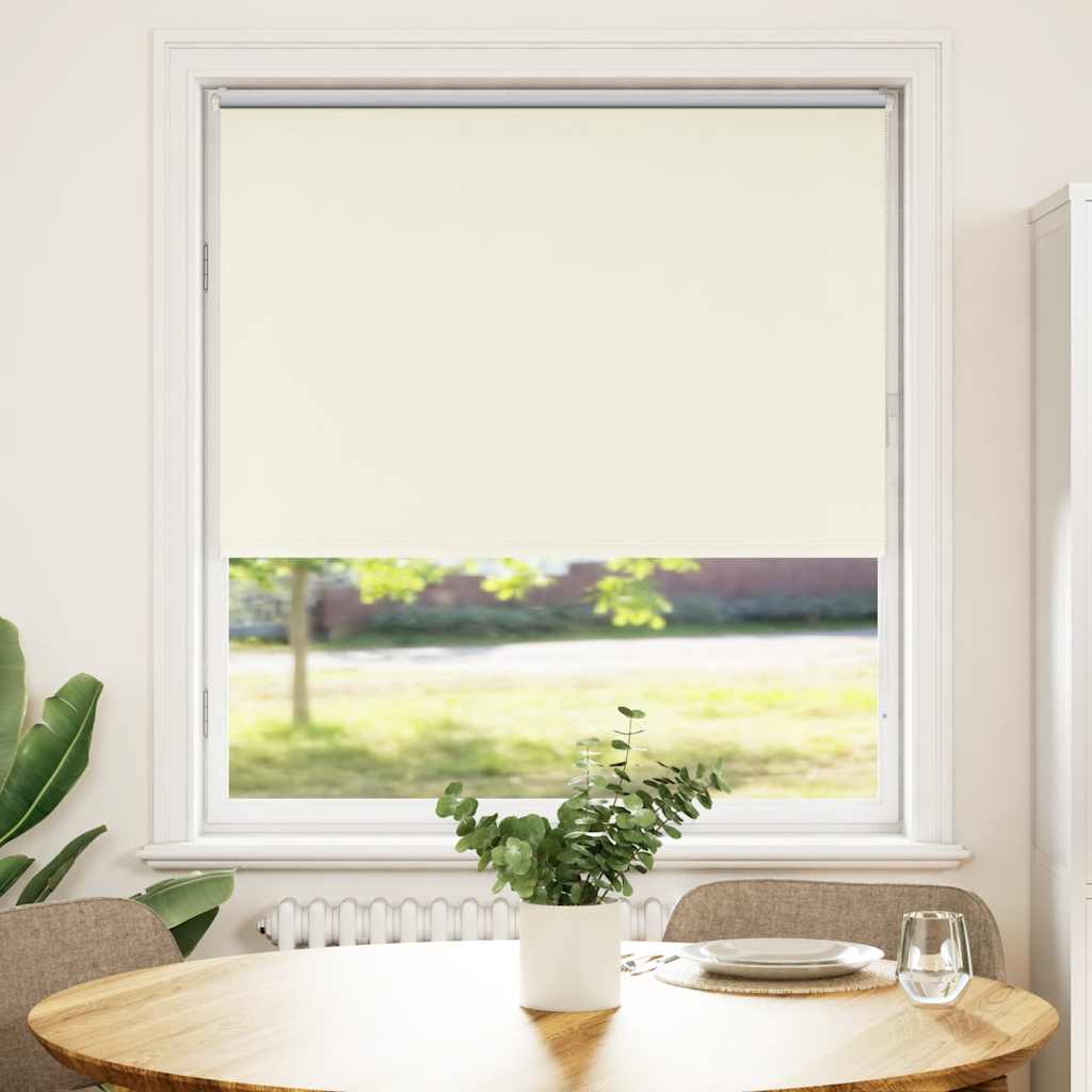 Store occultant Crème 110x130cm Largeur de tissu 105,7cm