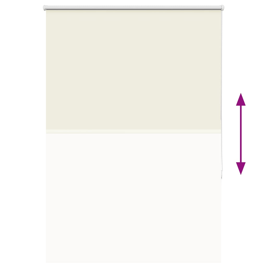 Store occultant blanc crème 115x130cm Largeur de tissu 110,7cm