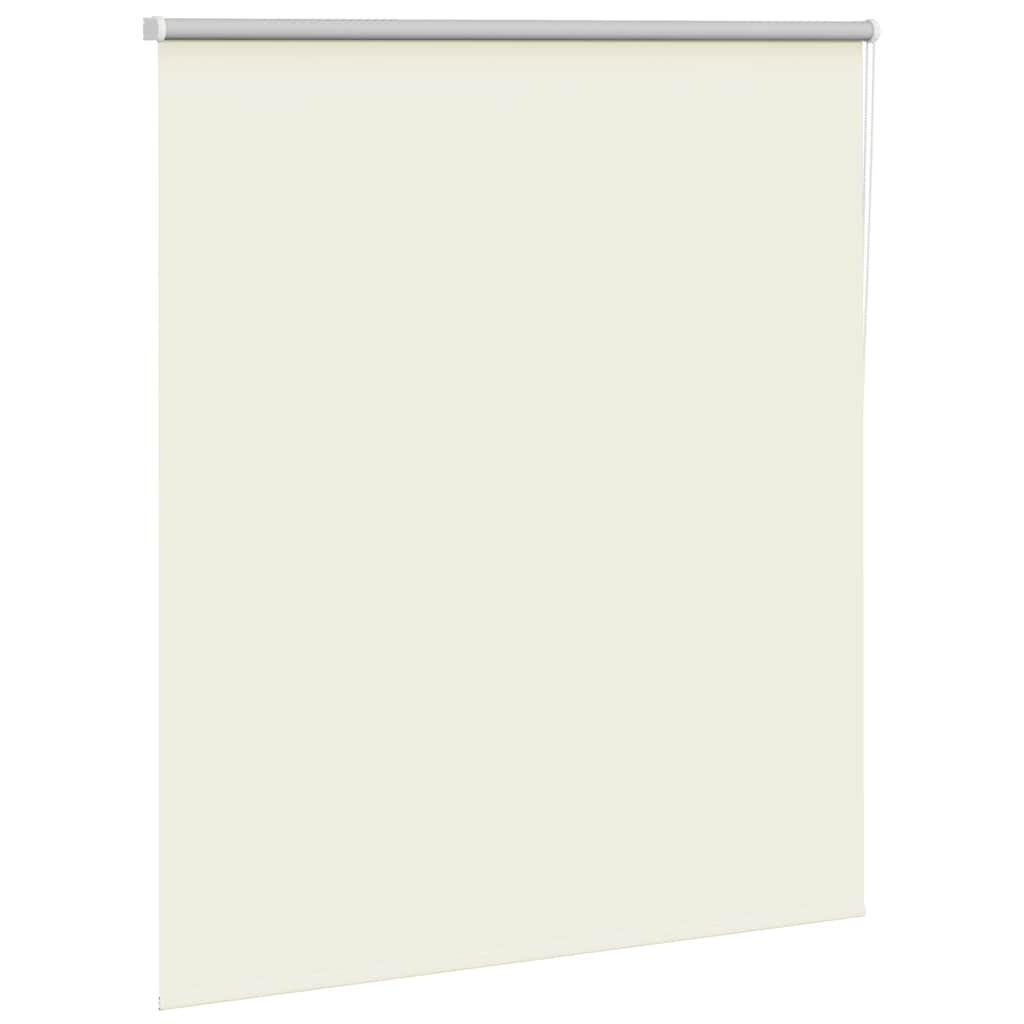 Verdunkelungsrollo Cremeweiß 120x130cm Stoffbreite 116,6cm