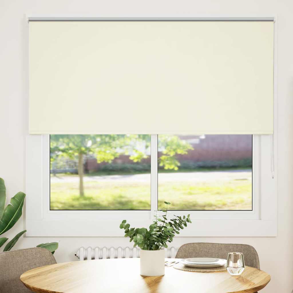 Store occultant Crème 150x130cm Largeur du tissu 146,6cm