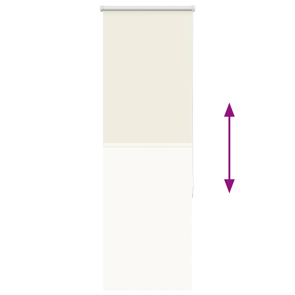 Store occultant blanc cassé 55x150cm Largeur du tissu 50,7 cm