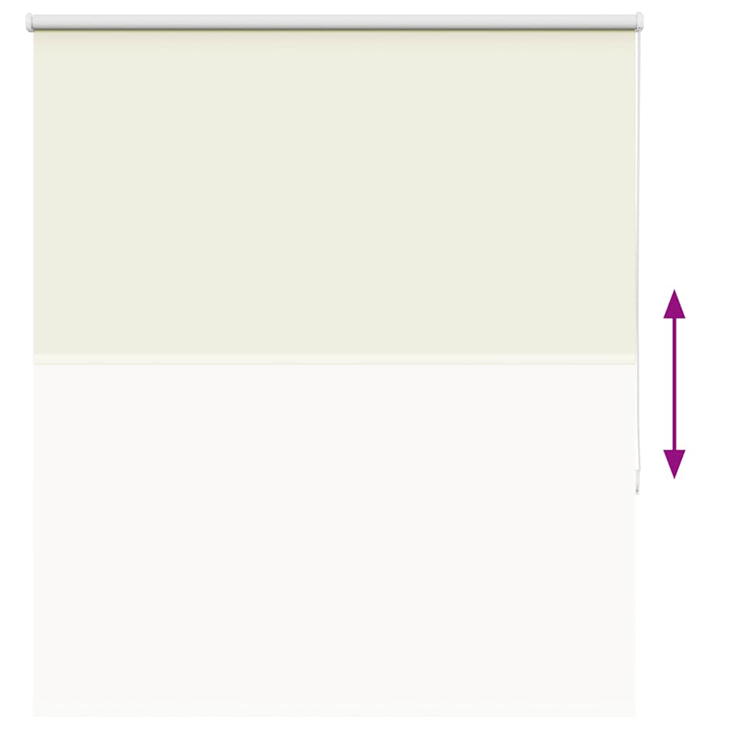 Store occultant blanc crème 125x150cm Largeur de tissu 121,6cm