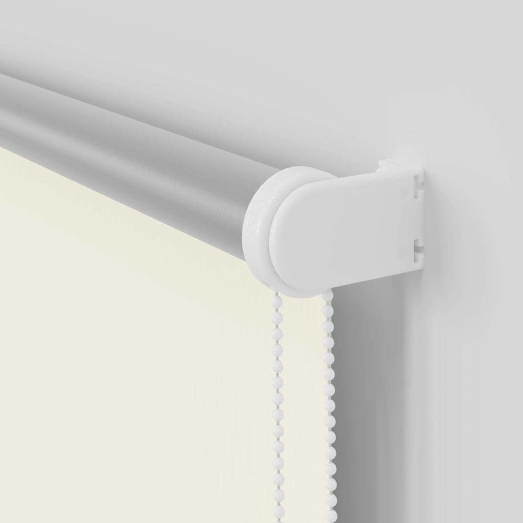 Blackout Roller Blind Cream White 135x150cm Fabric Width 131.6cm