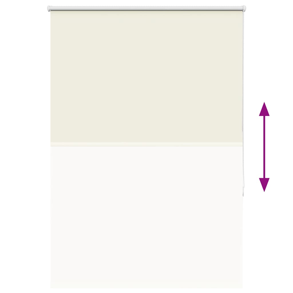 Blackout Roller Blind Cream White 90x175cm Fabric width 85.7 cm