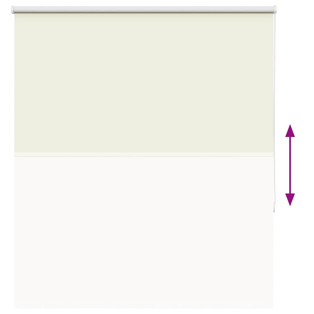 Blackout Roller Blind Cream White 120x175cm Fabric Width 116.6cm