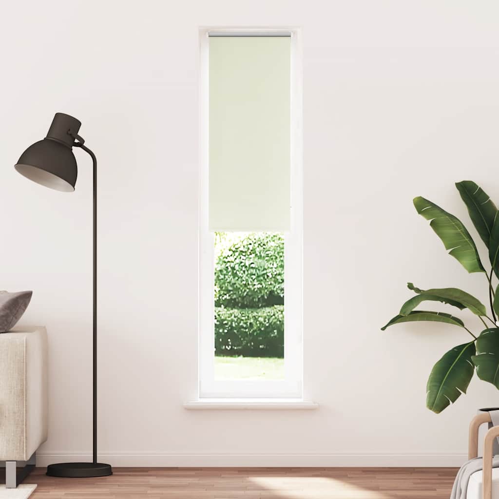 Blackout blind cream white 55x210cm fabric width 50.7 cm