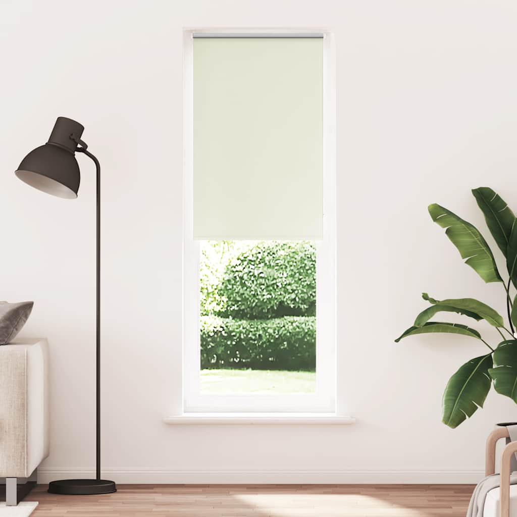 Verdunkelungsrollo Cremeweiß 85x210cm Stoffbreite 80,7 cm