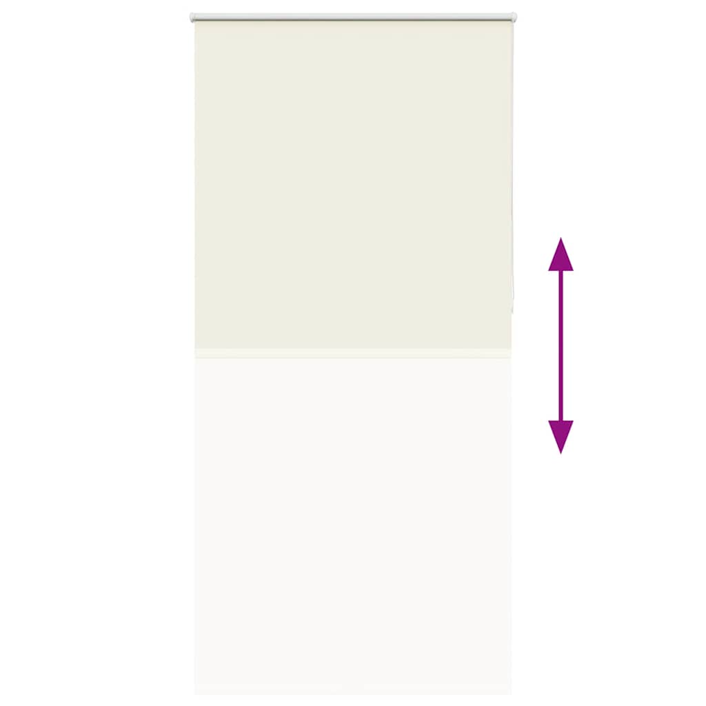 Blackout Roller Blind Cream White 115x210cm Fabric width 110.7cm