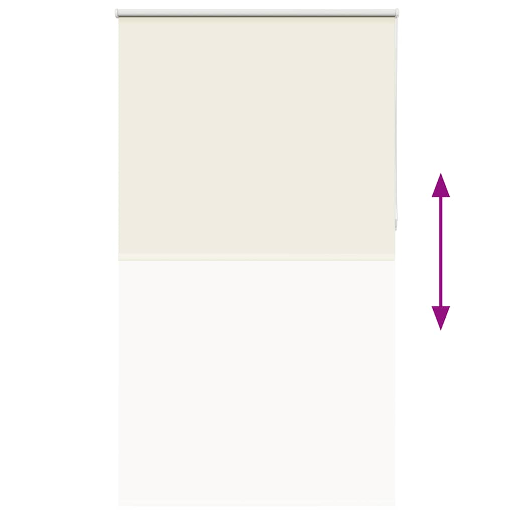 Store occultant crème 125x210cm Largeur de tissu 121,6cm