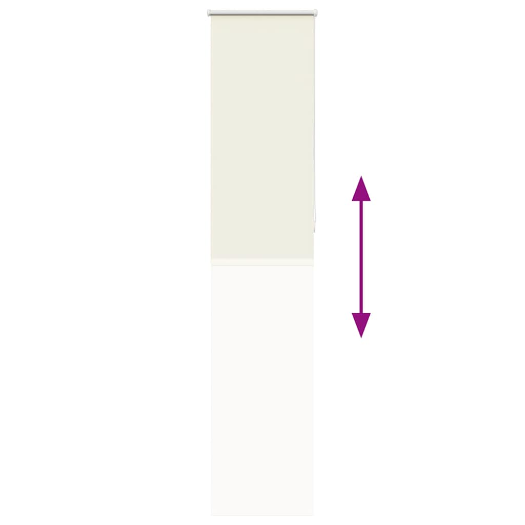 Blackout Roller Blind Cream White 50x230cm Fabric width 45.7 cm