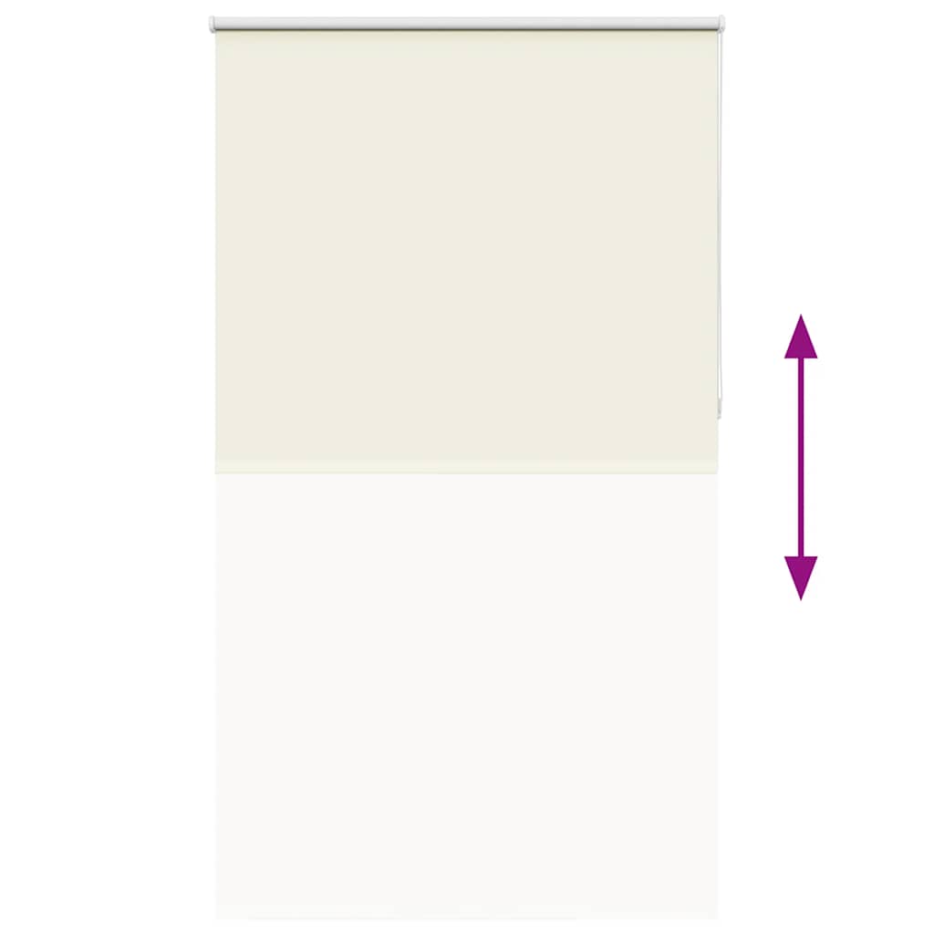 Store occultant blanc crème 130x230cm Largeur du tissu 126,6cm