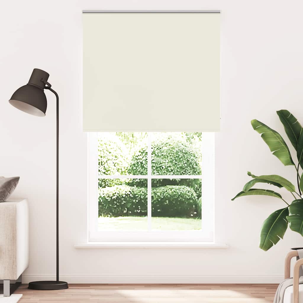 Store occultant blanc crème 130x230cm Largeur du tissu 126,6cm