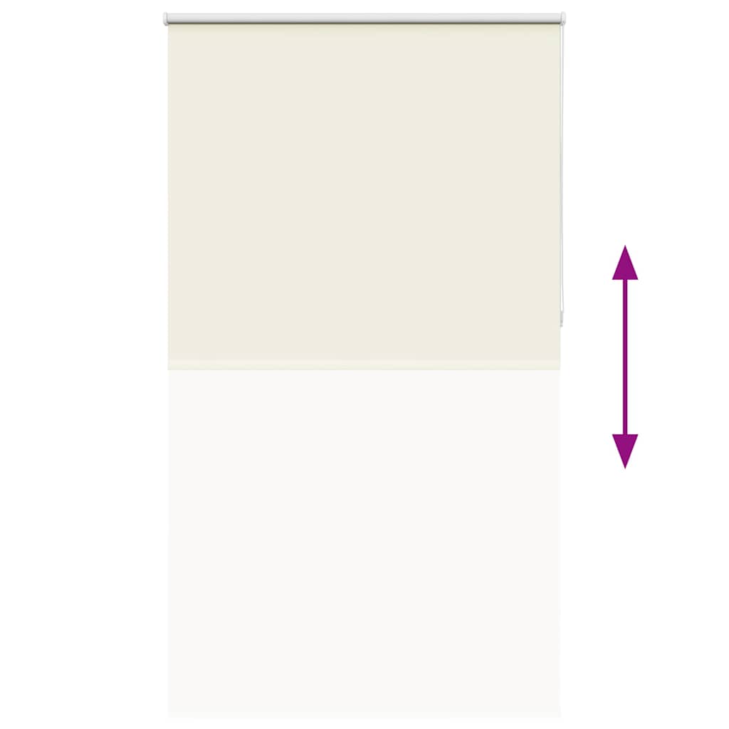 Blackout Roller Blind Cream White 140x230cm Fabric Width 136.6cm