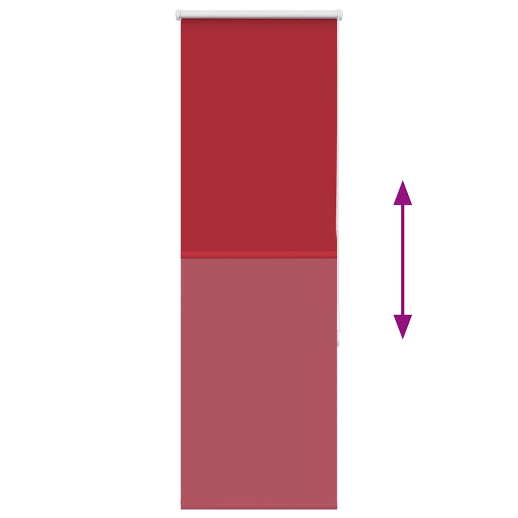 Verdunkelungsrollo Rot 60x130 cm Stoffbreite 55,7 cm Polyester