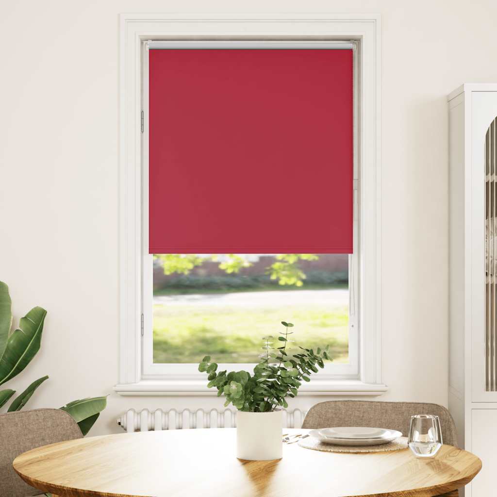 Store occultant Rouge 85x130 cm Largeur tissu 80,7 cm Polyester