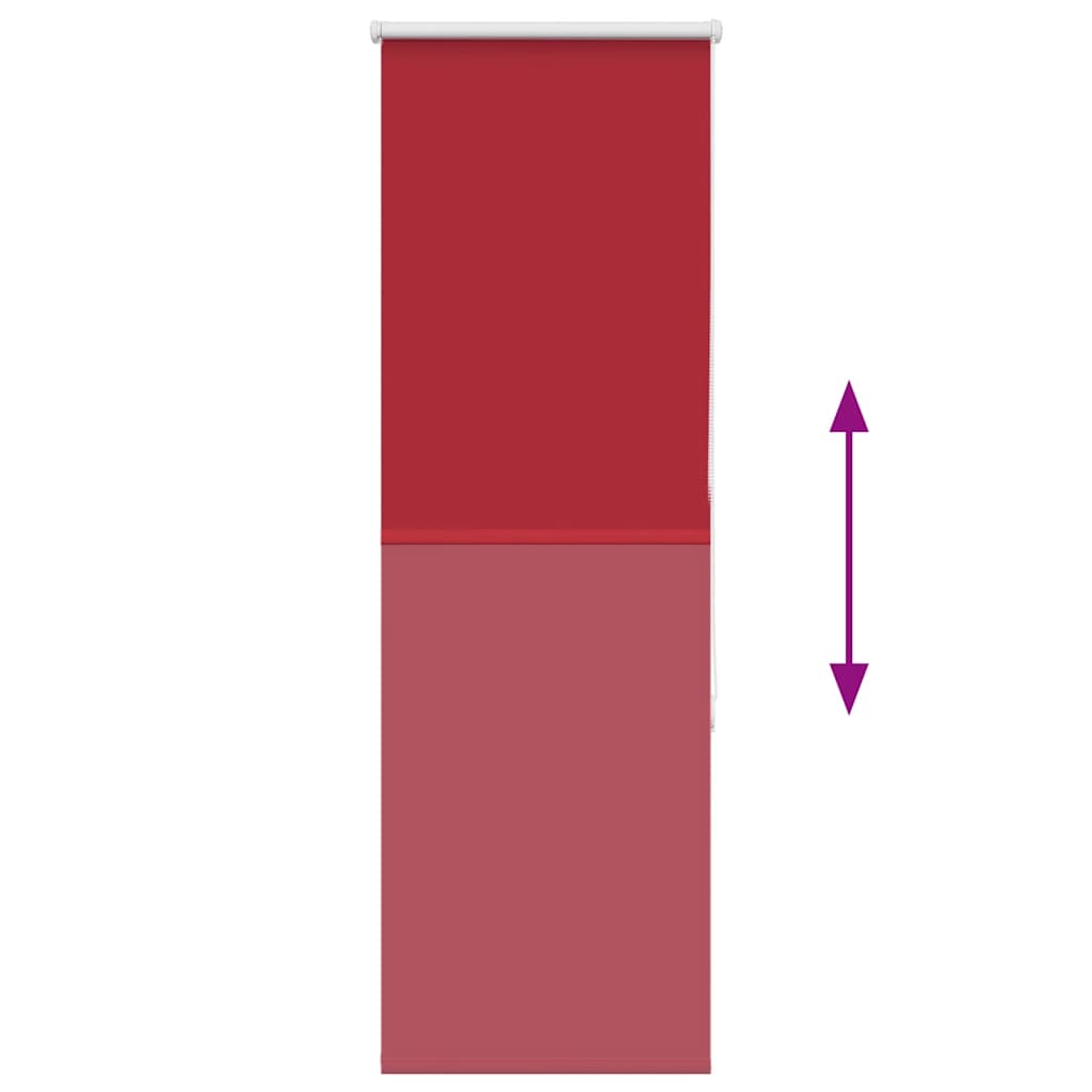 Verdunkelungsrollo Rot 40x150cm Stoffbreite 35,7cm Polyester