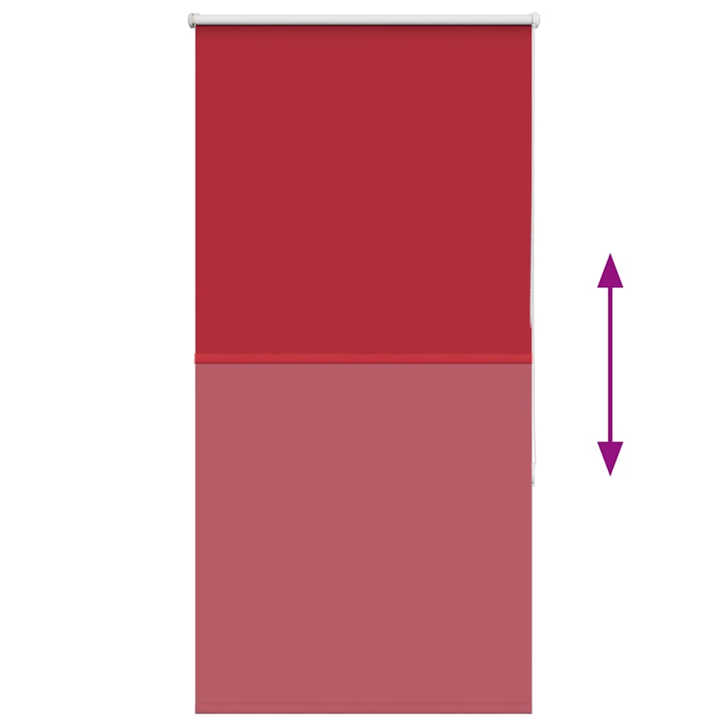 Blackout Roller Blind Red 65x150 cm Fabric Width 60.7 cm Polyester