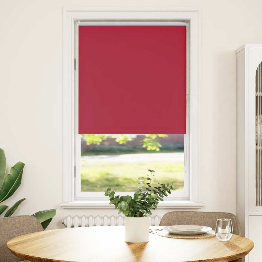 Blackout Blind Red 85x150 cm Fabric Width 80.7 cm Polyester