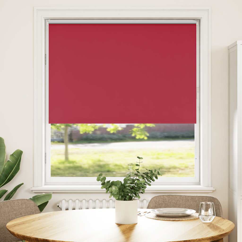Store occultant rouge 95x150 cm largeur du tissu 90,7 cm Polyester
