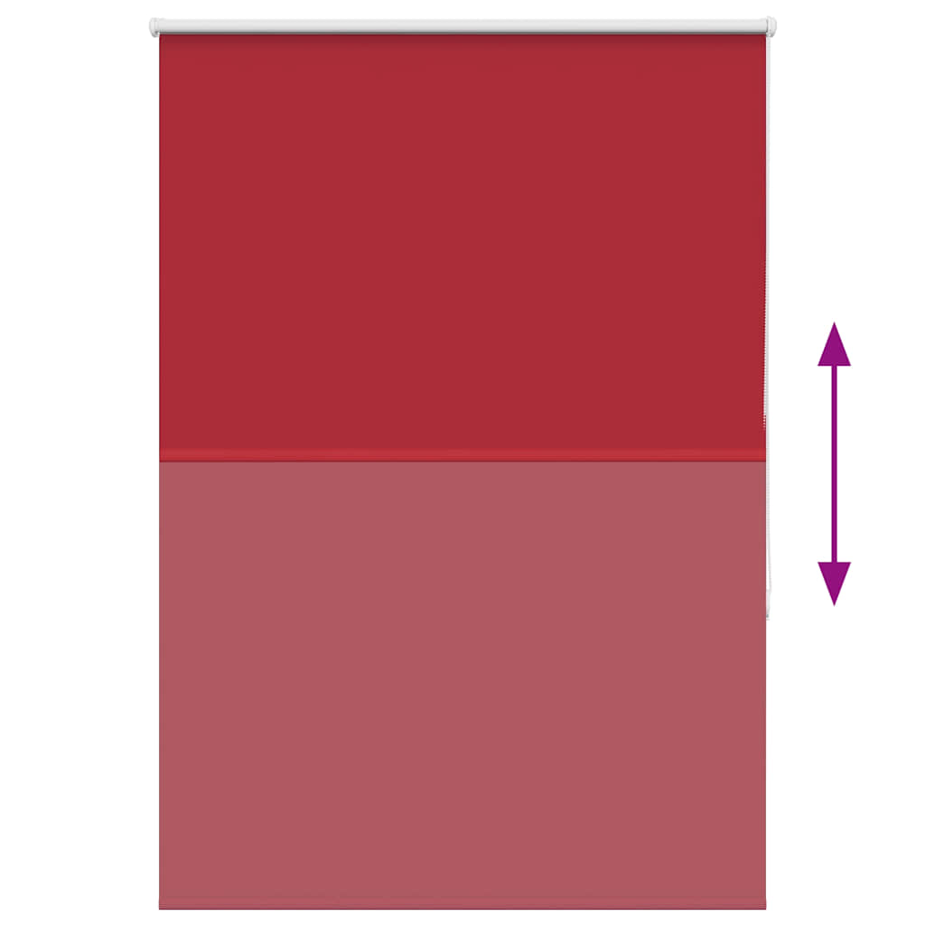 Store occultant rouge 105x150cm largeur de tissu 100,7cm polyester