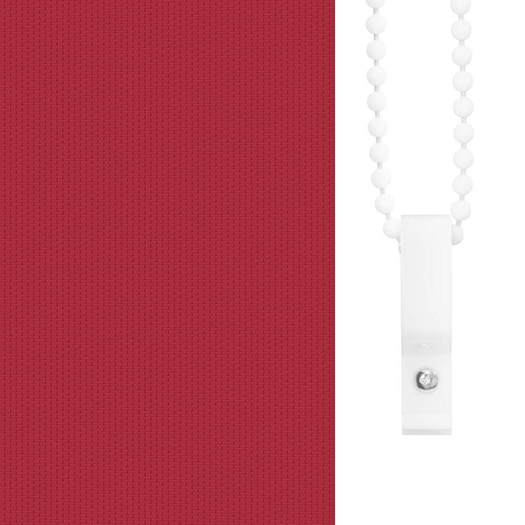 Store occultant rouge 105x150cm largeur de tissu 100,7cm polyester